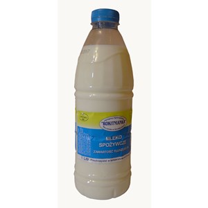 Mleko spożywcze 2% butelka PET 1l