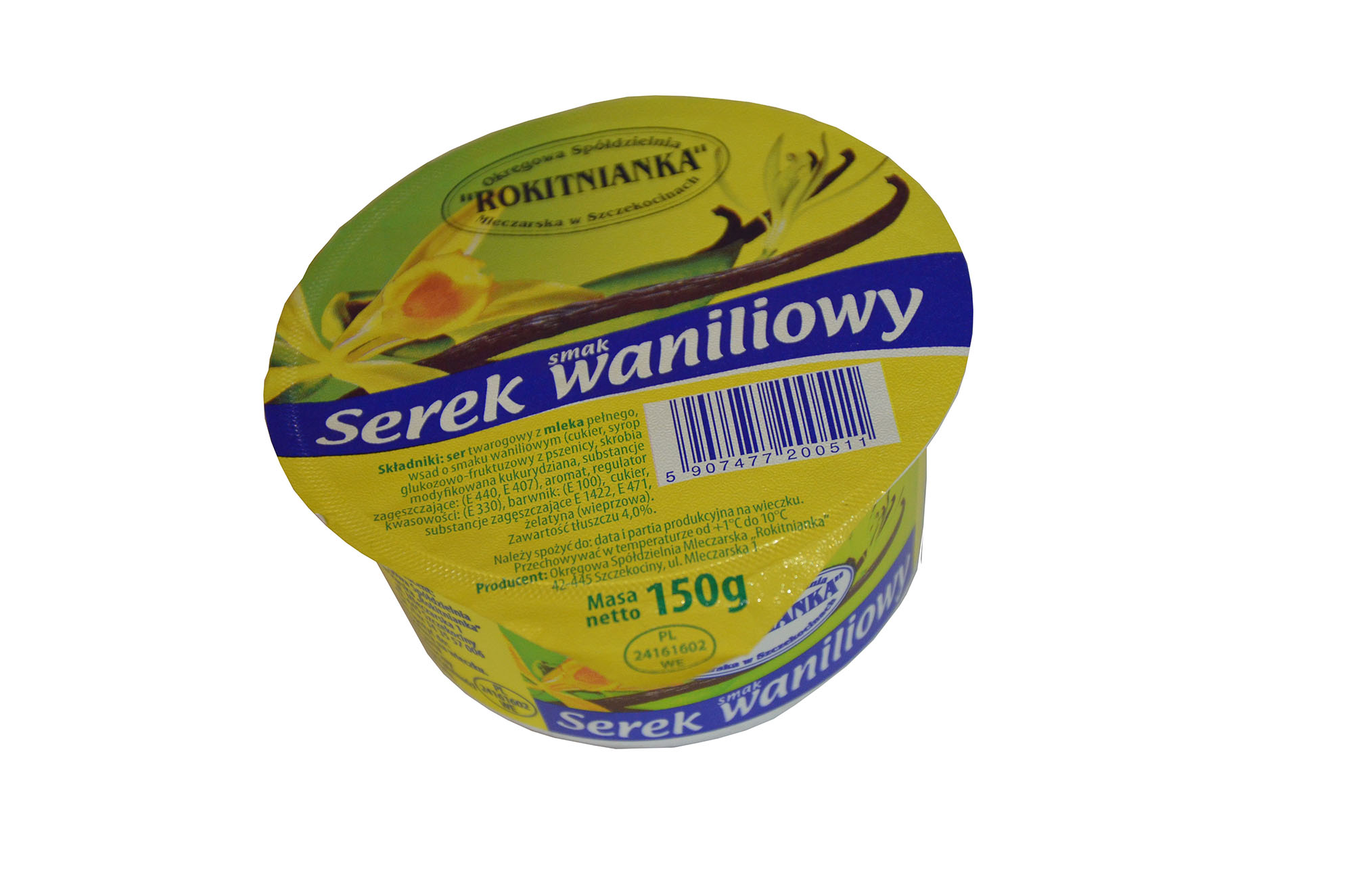 Serek waniliowy 150g
