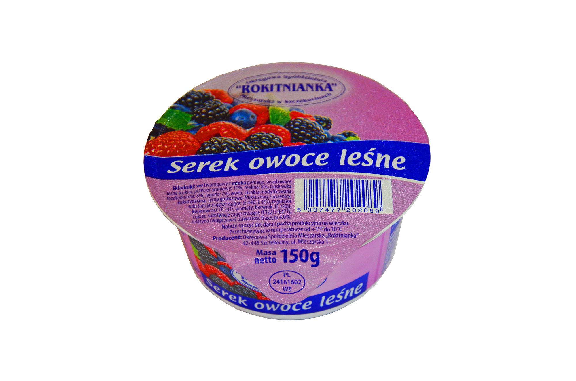 Serek owoce leśne 150g