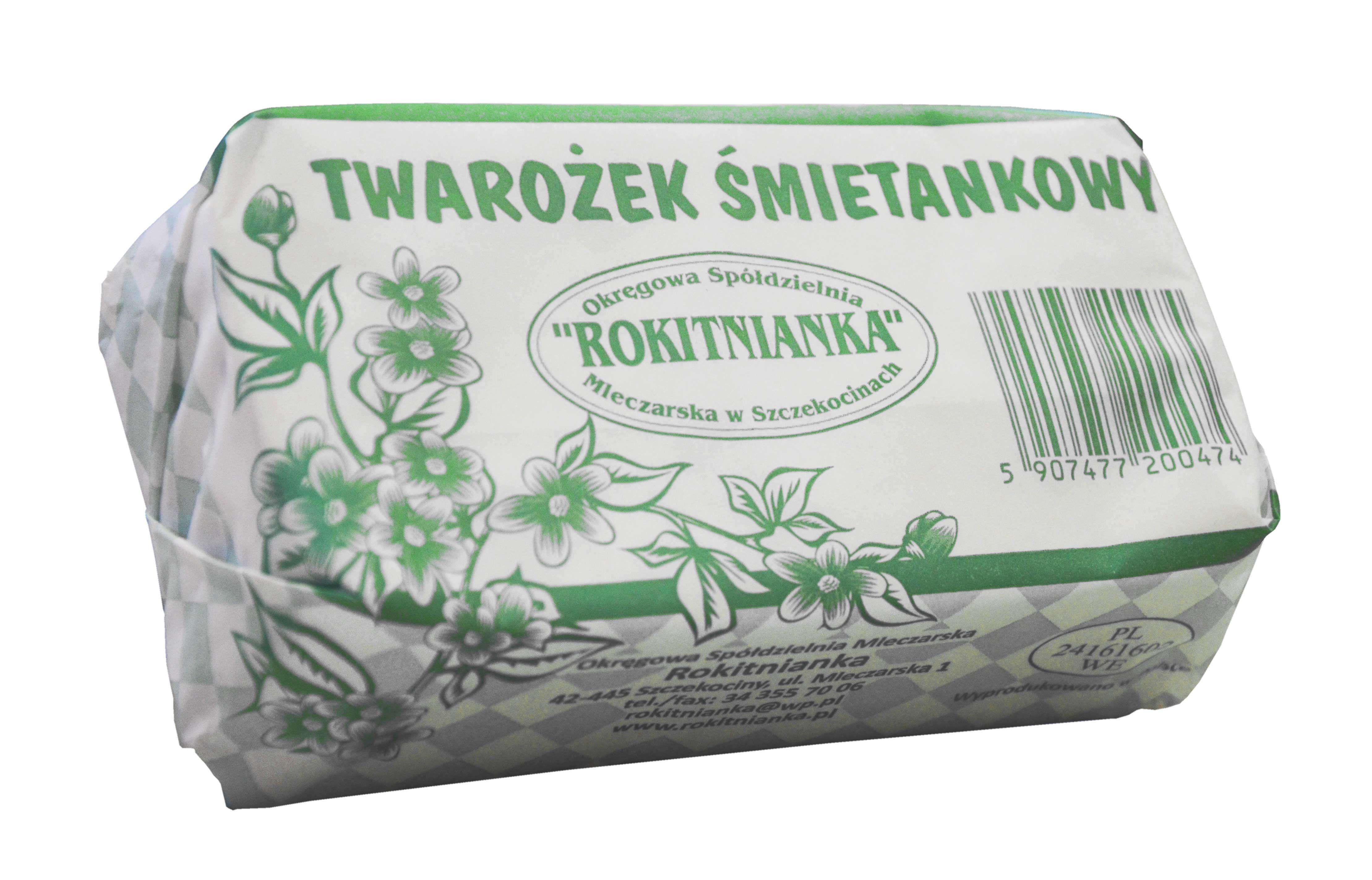 Twarożek "Rokitnianka" Śmietankowy pergamin